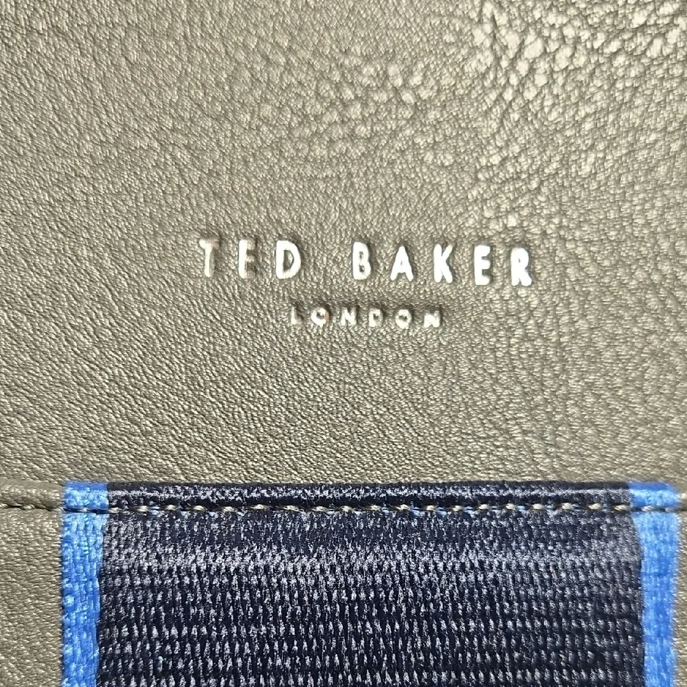 Ted Baker Gray Blue Men's Laptop Bag